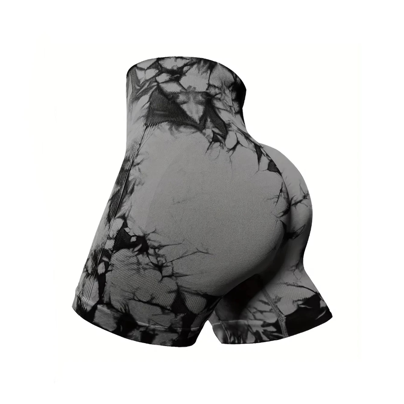 Värjätyt Scrunch-treenishortsit