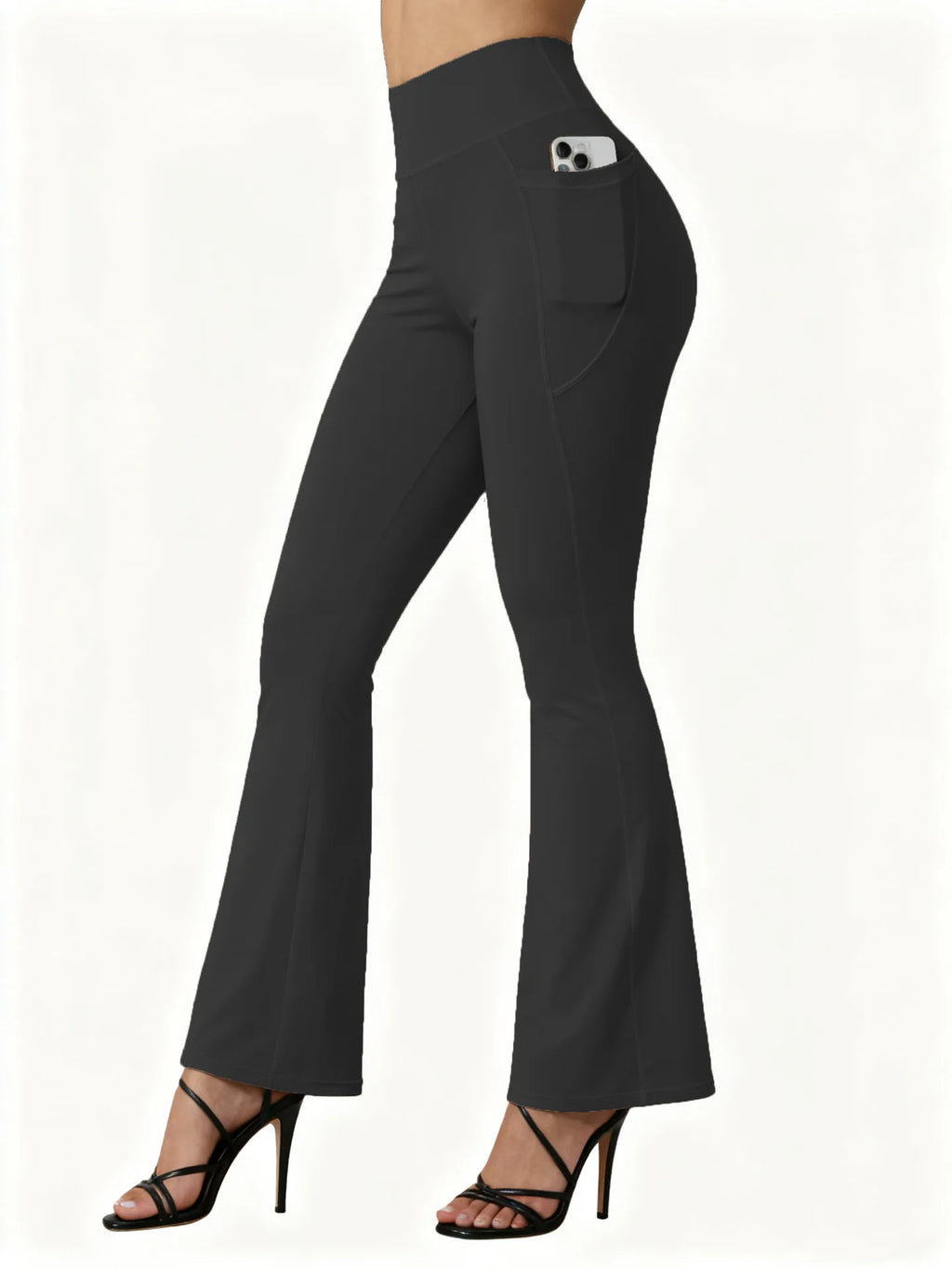 Taskulliset Flare-treenihousut