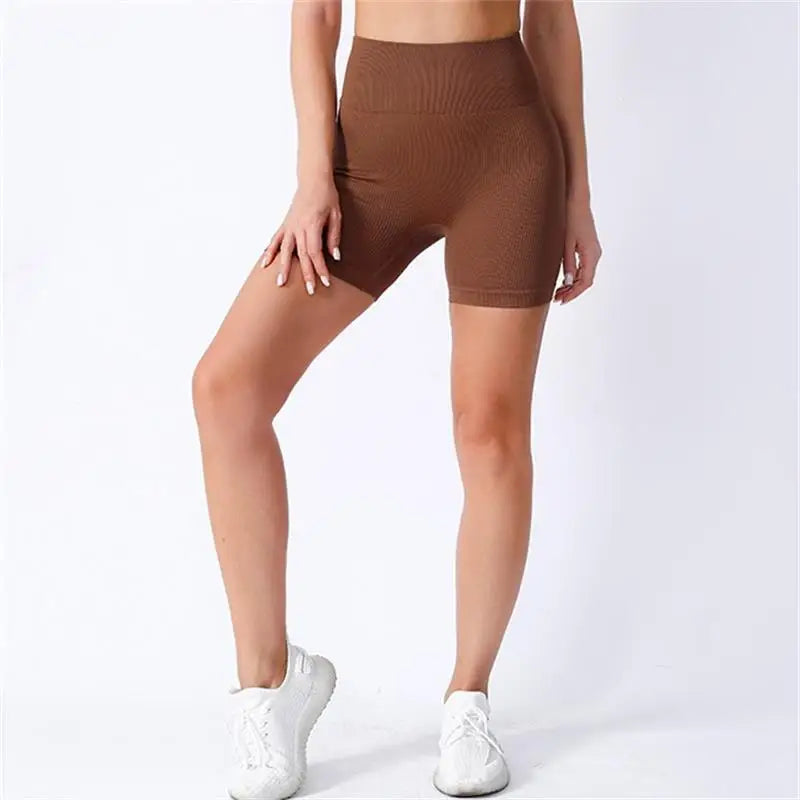 Saumattomat Ribbed-muotoilushortsit