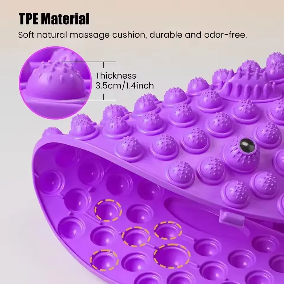 Akupunktio-hierontamatto jaloille-Rentoutusta ja hyvinvointia