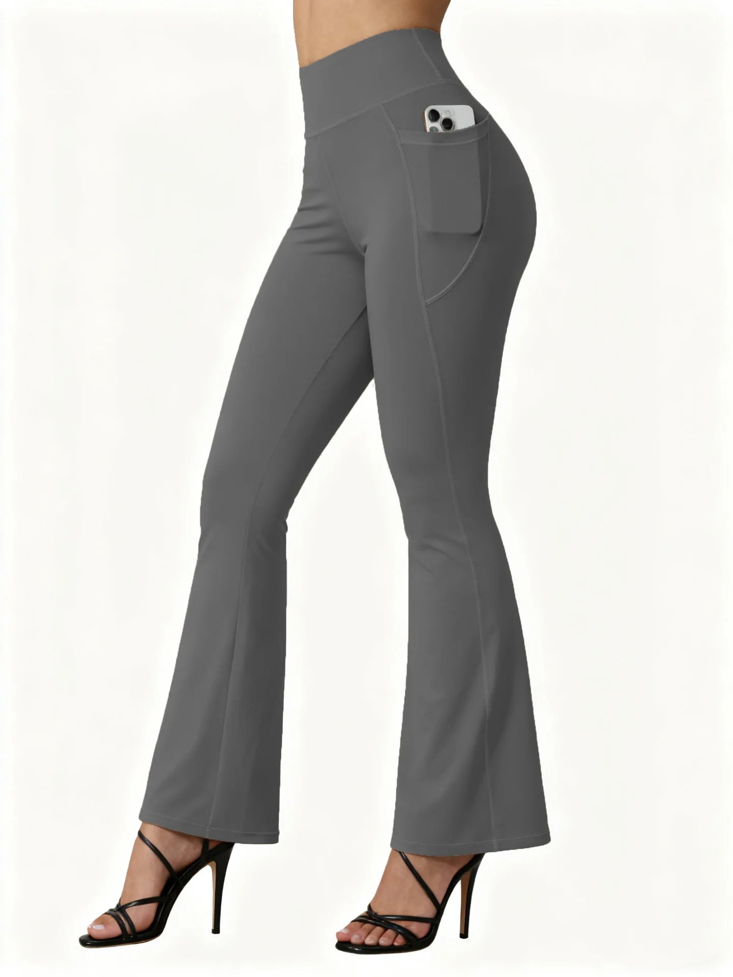 Taskulliset Flare-treenihousut