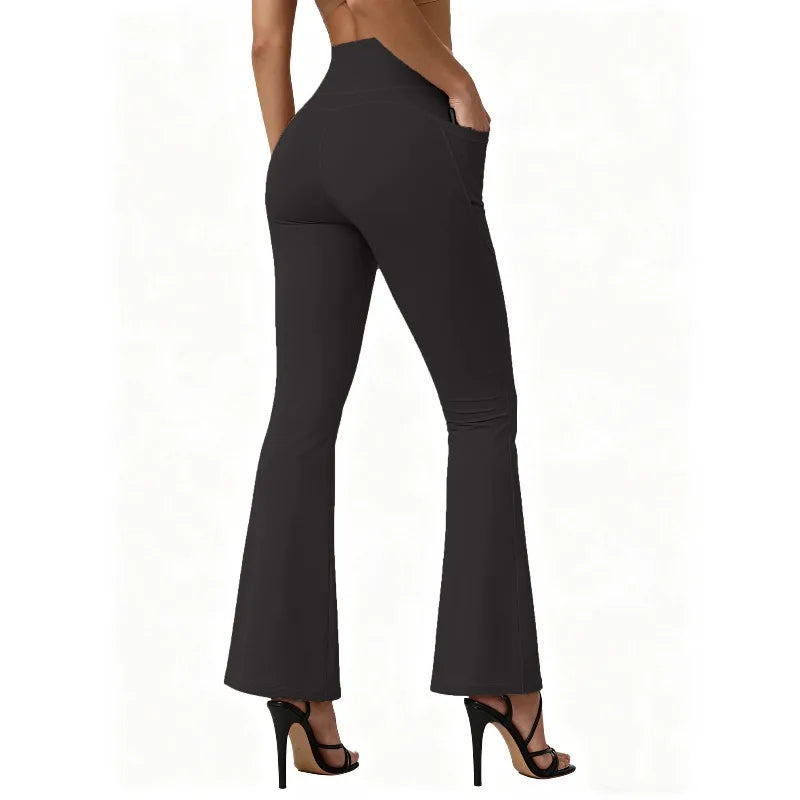 Taskulliset Flare-treenihousut