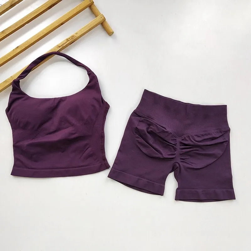 Halter-kaulus Seamless -treenisetti