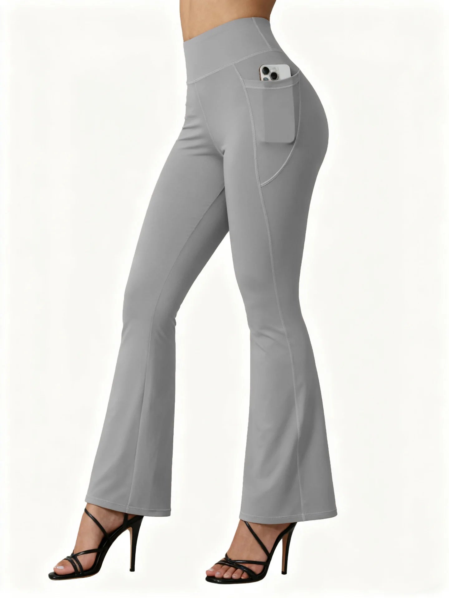 Taskulliset Flare-treenihousut