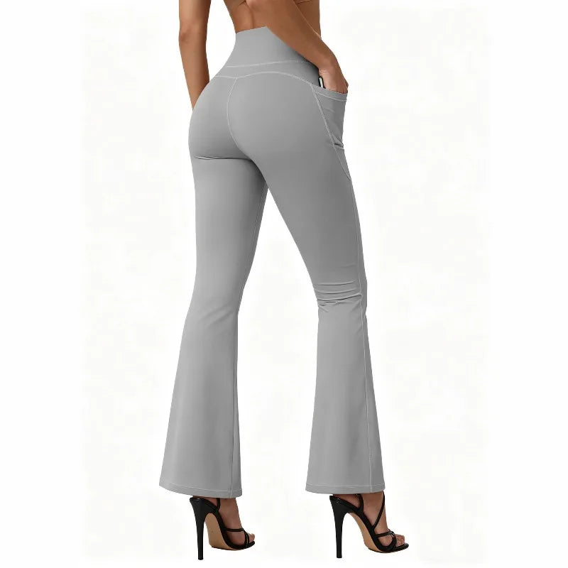 Taskulliset Flare-treenihousut