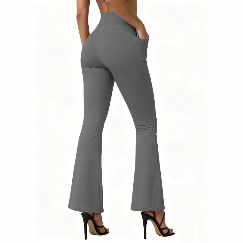 Taskulliset Flare-treenihousut